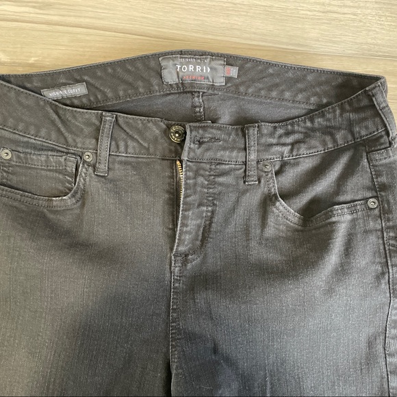 Torrid Premium Women’s High Rise Curvy Ankle Black Jeans Plus Size 12R Exc Cond - Picture 4 of 7